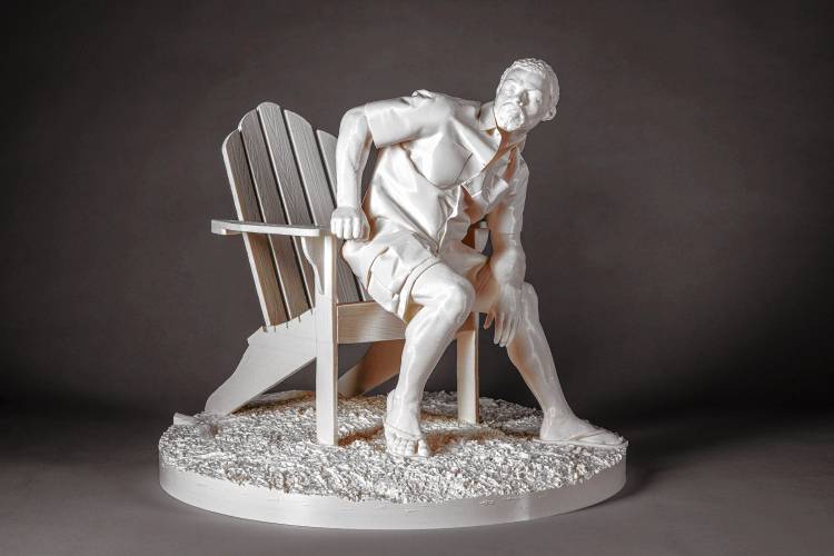 The inspiration for the exhibit was based upon the artists’ interpretation of John Ward’s 1863 statuette “The Freedman.” It is considered to be the first bronze rendering of a liberated enslaved person.