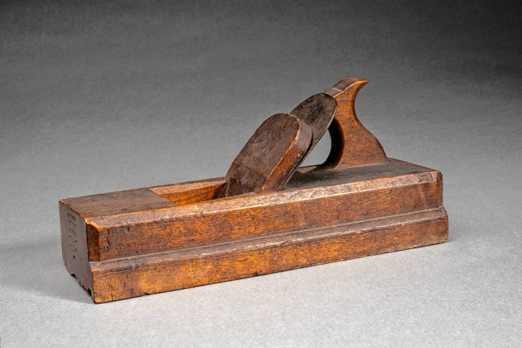 Cesar Chelor's Cornice Plane, which was made in Wrentham in the mid-to-late 18th century, is part of “Unnamed Figures: Black Presence and Absence in the Early American North” on view at Historic Deerfield May 1 through Aug. 4.