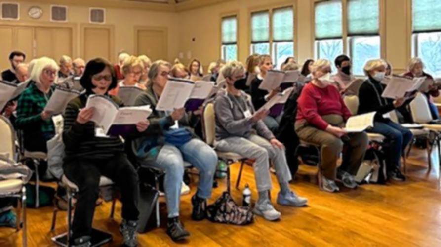 The South Hadley Choral performs a concert of varied works March 24 at Mount Holyoke College.