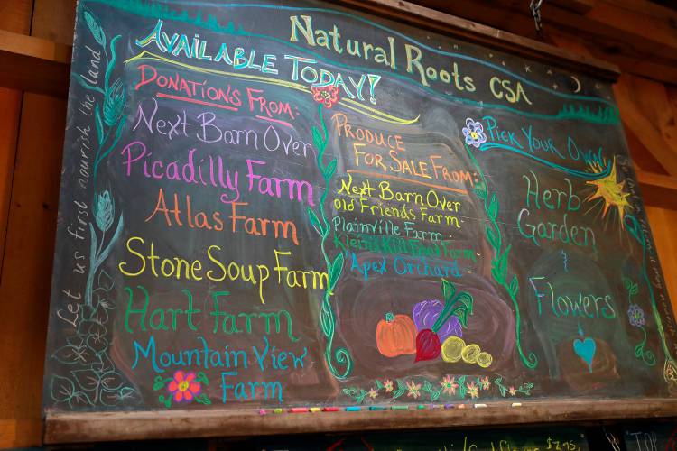 Natural Roots CSA on Saturday in Conway. 