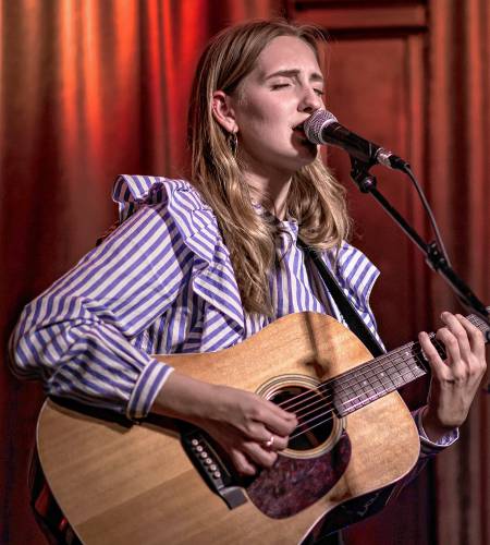 Madison Cunningham, who won a 2023 Grammy Award for Best Folk Album, generally plays more electric guitar than acoustic. But she says she’s incorporating more acoustic sounds on songs she’s working on for her next album.