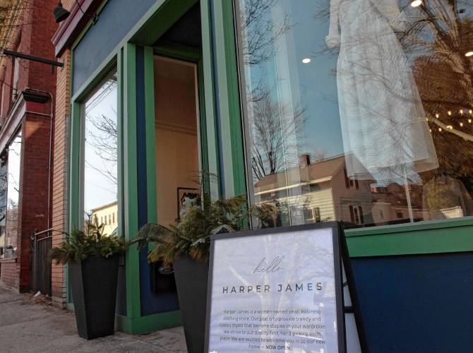 Harper James recently opened on Cottage Street in Easthampton. 