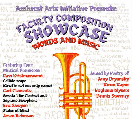 Amherst College composers, musicians and poets come together for a unique free show March 30 at the college.