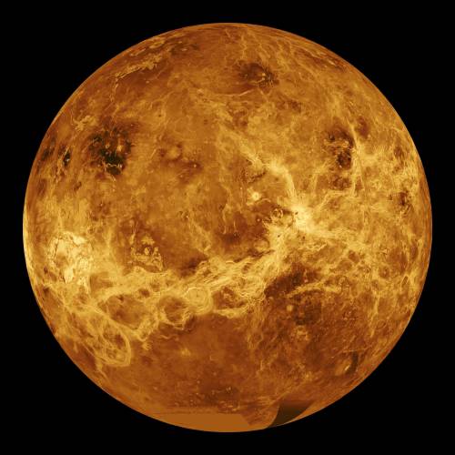 This image made available by NASA shows the planet Venus made with data produced by the Magellan spacecraft and Pioneer Venus Orbiter from 1990 to 1994. M. Darby Dyar, Astronomy Department chair at Mount Holyoke College, is the deputy principal investigator for NASA’s first mission to Venus in 30 years.