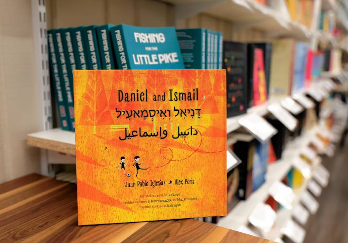 Restless Books, now over 10 years old, has added children’s titles to its catalog, including “Daniel and Ismail,” a story about a Jewish boy and a Palestinian boy who bond on a soccer field. The book is presented in English, Hebrew, and Arabic.