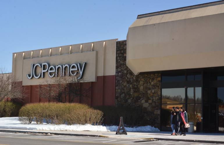 The JC Penney department store at Hampshire Mall in Hadley.