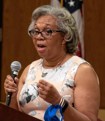  Pamela Nolan Young, the director of Amherst’s Department of Diversity, Equity and Inclusion, said the number of dispatch calls recorded as being routed to CRESS was probably inaccurate.
