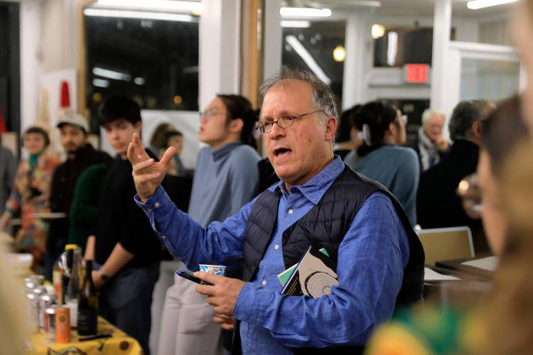 Ilan Stavans, speaking at the recent opening celebration of Restless Books in Amherst, says the independent publishing company “is a good fit for the landscape here.”