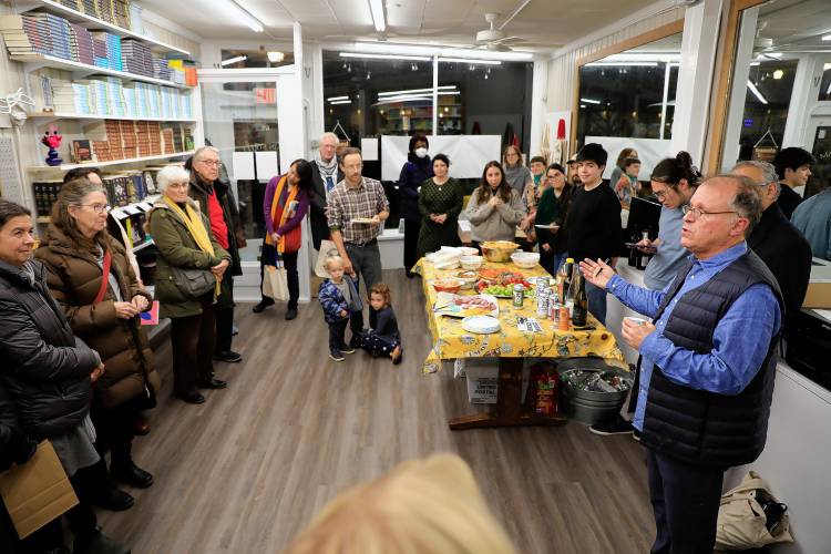 Ilan Stavans, speaking at the recent opening celebration of Restless Books in Amherst, says the independent publishing company “is a good fit for the landscape here.”