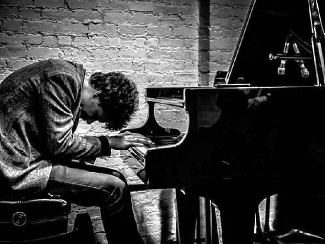 Northampton pianist Eliot Cardinaux, seen here at a show in Brooklyn, New York, will play a farewell show Dec. 30 at Anchor House of Artists in Northampton.