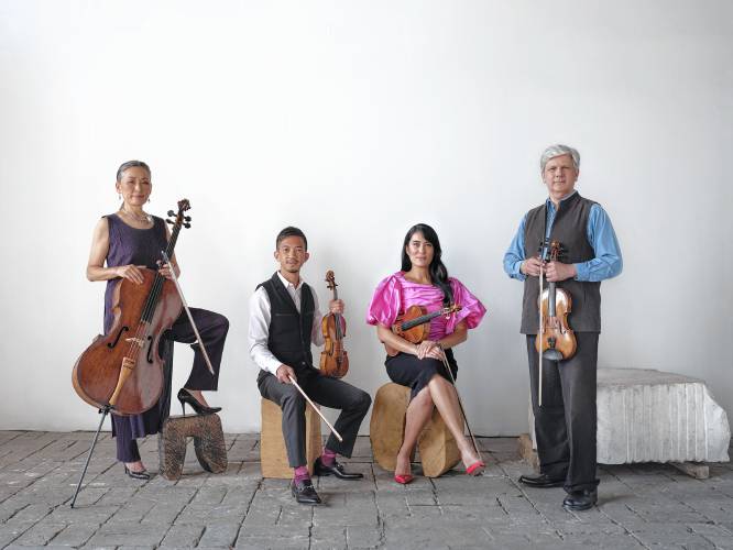 The Borromeo String Quartet performs Nov. 12 at Sweeney Concert Hall at Smith College.