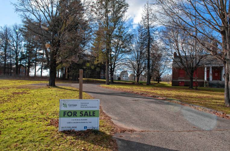 Carriage Grove units for sale on the Belchertown State Hospital grounds. 