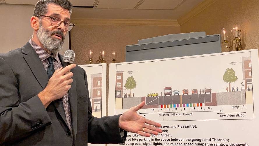 John DiBartolo, an attorney with offices in Easthampton and Northampton, discusses an alternative design put forth by critics of the planned Picture Main Street project in Northampton. 