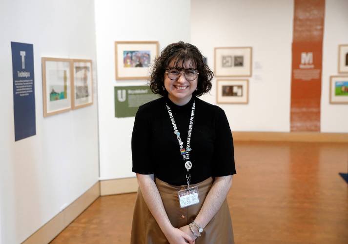 Carle assistant curator Isabel Ruiz Cano, who put together “Alphabet Soup: How Picture Books Are Made, From A to Z.”