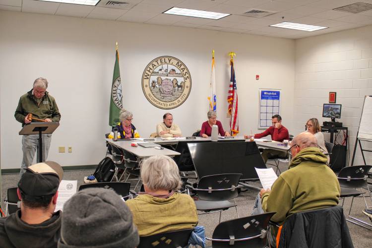 Residents approved all seven articles on the Special Town Meeting warrant Tuesday night at the Whately Town Offices.