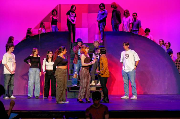 The cast of Northampton High School’s production of 