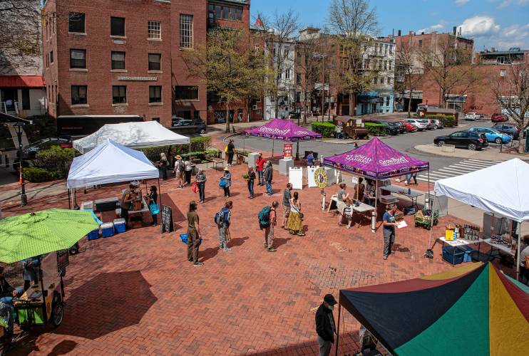 Grow Food Northampton will open its Tuesday Market for the season this Tuesday, April 16. The market is located in the plaza  between Thornes Marketplace and the E.J. Gare parking garage