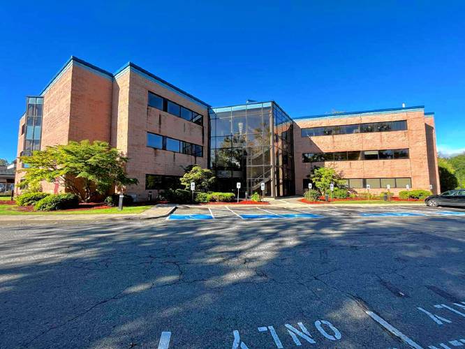 The building at 101 University Drive in Amherst, known as the Slobody Building, will be the temporary home of the Jones Library for the next year and a half.