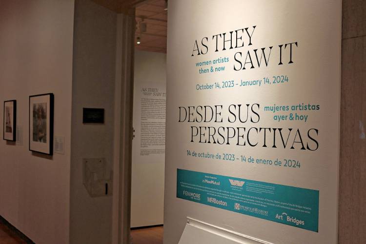 Text in “As They Saw It” is in both English and Spanish, something that has become a more common feature at Springfield Museums.