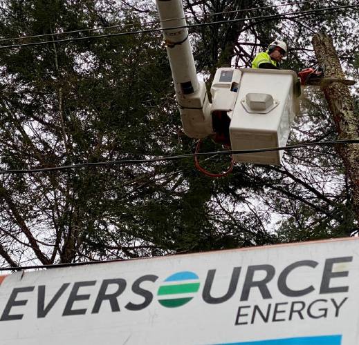 Eversource will be trimming trees through the end of the year in Easthampton.