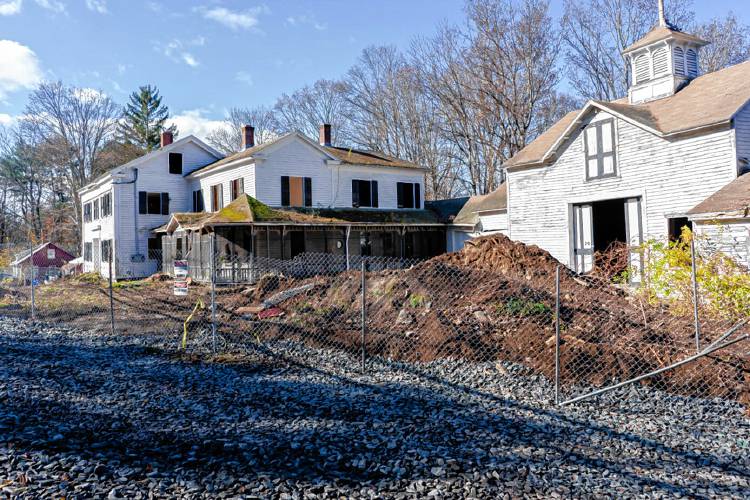 Construction of the first affordable apartments in Pelham is underway at 20-22 Amherst Road, a $22 million project that will provide housing for 34 families when it is complete in early 2025.