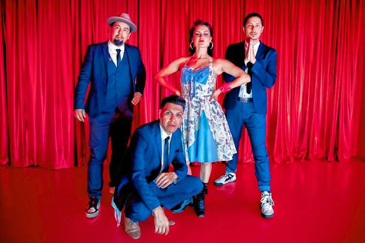 Las Cafeteras, a band out of East Los Angeles that combines Afro-Mexican rhythms, electronic beats and powerful rhymes, comes to the Back Porch Festival, March 15-17.
