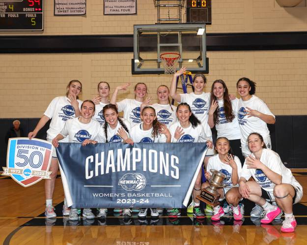 The Smith College women’s basketball team won its fourth consecutive NEWMAC championship on Sunday thanks to a win over Babson in the conference title game in Northampton.