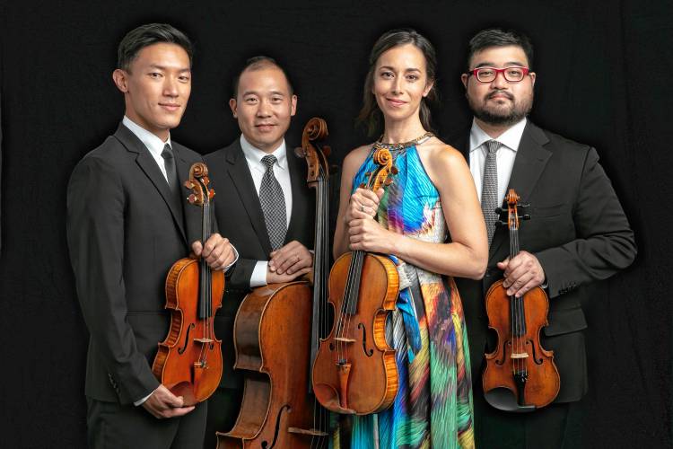 The Parker Quartet, an acclaimed string ensemble based at Harvard University, will perform at Amherst College Dec. 1 as part of the school’s annual music series.