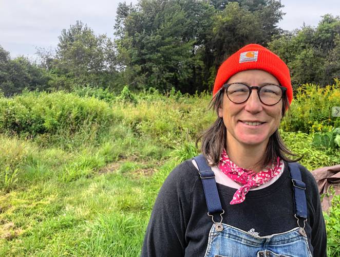 Meryl Latronica is the farm manager at Just Roots, a nonprofit organization that manages the Greenfield Community Farm.